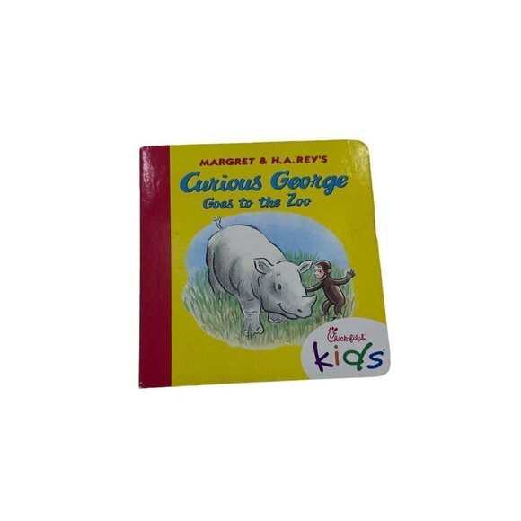 Curious George Visits the Zoo Chick-fil-a Board Book Tiny Small - Picture 1 of 5